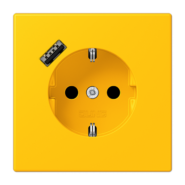 Розетка 2K+З USB Typ A Jung LC1520-18A263