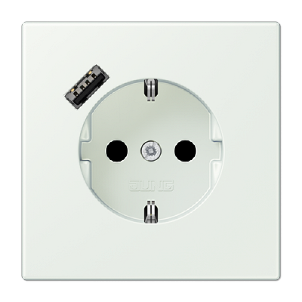 Розетка 2K+З USB Typ A Jung LC1520-18A210