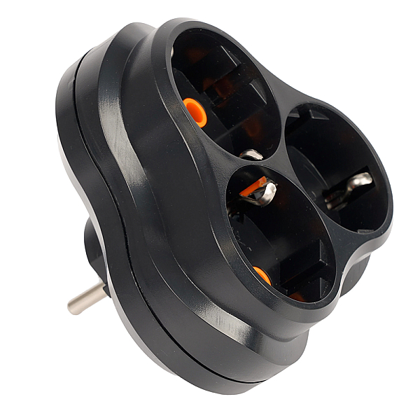 Разветвитель сетевой 3-местный Stekker 250V 16A ABS ADP16-23-21 50682