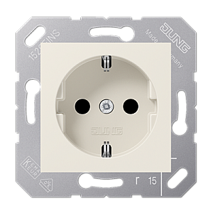Розетка Schuko с защитой от детей Jung CD5120BFKI