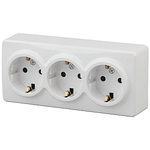 Розетка 2P+E Schuko со шторками Эра 11-2209-01 Б0020703