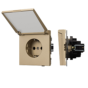 Механизм розетки влагозащищённый SCT-TENDO-MCP-SFPL-GD (230V, 16A) 054600