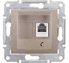 Розетка телефонная RJ11 Schneider Electric Sedna SDN4101168