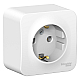 Розетка 2К+З Systeme Electric Blanca 16A 250V белая BLNRA010101