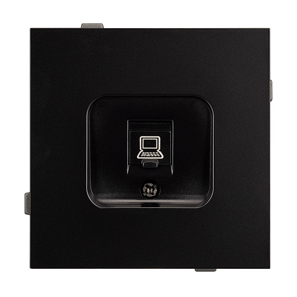 Механизм компьютерной розетки Arlight SCT-TENDO-MPC1-PL-BK (RJ-45, CAT6) 054104
