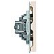Розетка HDMI 2.0 Type A (механизм), Stekker Эмили, RST00-5118-08, кашемир, soft touch 50169