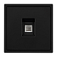 Розетка телефонная софт-тач черный оникс Arlight SCT-MTL1-SFPL-BK (RJ-11, 4C) 054301(1)