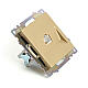 Розетка компьютерная RJ-45 Stekker Катрин золото GLS00-7107-08 49227