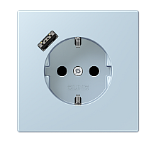 Розетка 2K+З USB Typ A Jung LC1520-18A208