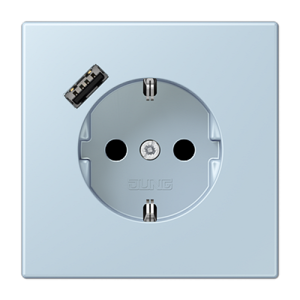 Розетка 2K+З USB Typ A Jung LC1520-18A208
