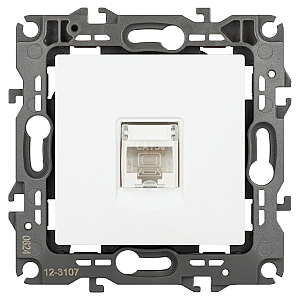 Розетка компьютерная RJ45 Эра 12-3107-01М Б0065712