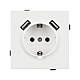 Механизм розетки с USB зарядкой Arlight SCT-TENDO-MUAA-SFPL-WH (230V, 16A) 054606