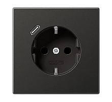 Розетка 2K+З USB Typ C Jung AL1520-18CAN