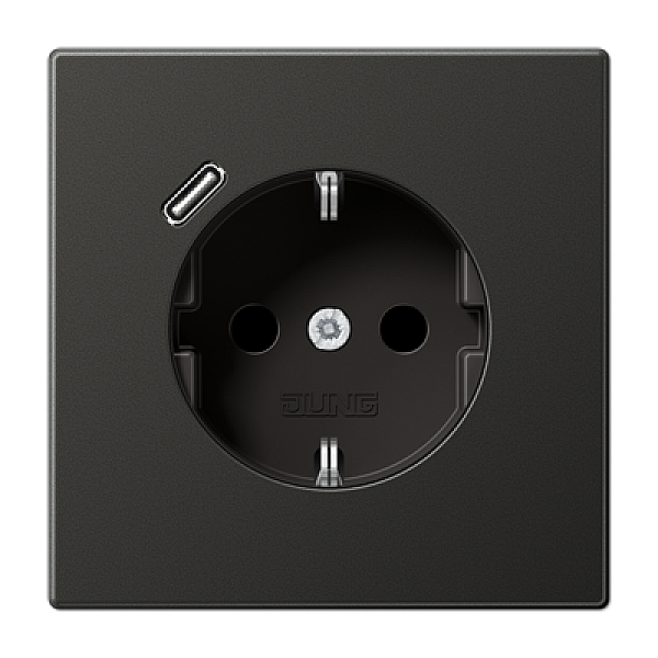 Розетка 2K+З USB Typ C Jung AL1520-18CAN