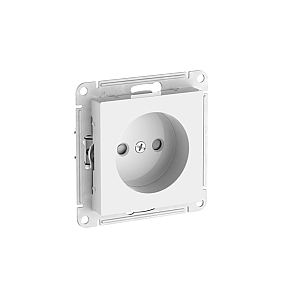 Розетка без заземления со шторками, 16А, быстрозажим. клем. Systeme Electric AtlasDesign Белый ATN000149S