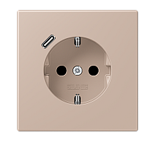 Розетка 2K+З USB Typ C Jung LC1520-18C240