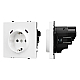 Механизм розетки с USB зарядкой Arlight SCT-NOBE-MUCC-SFPL-WH (230V, 16A) 061818