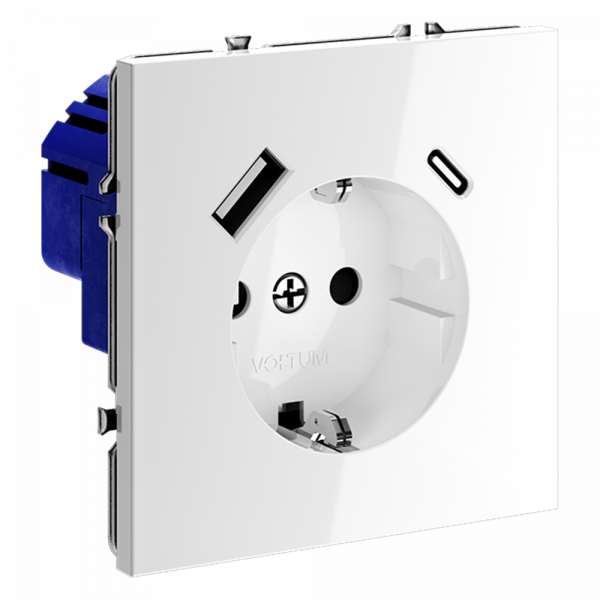 Розетка с USB, A+C Voltum S70 VLS040501 Розетка с USB, A+C Voltum S70 VLS040501