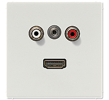 Розетка мультимедиа Jung MALS1082LG
