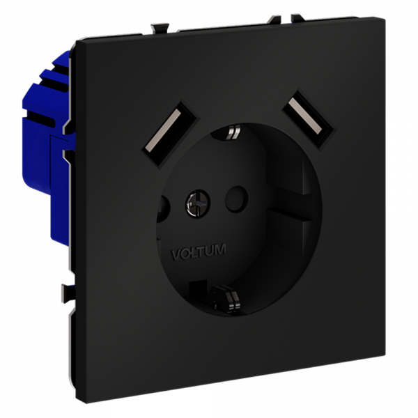 Розетка с USB, А+А Voltum S70 VLS040408 Розетка с USB, А+А Voltum S70 VLS040408