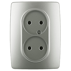 Розетка 2x2P Эра 12-2107-15 Б0031247