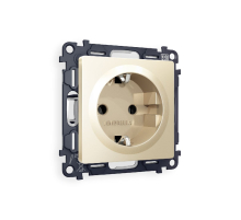 Комплект механизма розетки с/з на винтовых зажимах Ambrella Volt Alfa MA606010