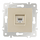 Розетка RJ45 Arte Milano 203.45-1.shampan