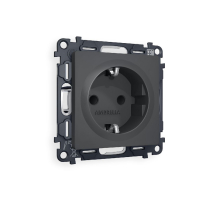 Комплект механизма розетки с/з со шторками Ambrella Volt Alfa MA907010