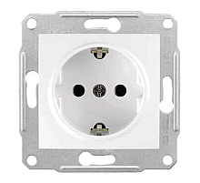 Розетка Schneider Electric Sedna с/з без шторок 16A 250V SDN3000521