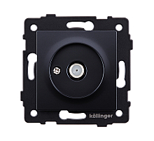 Розетка спутниковая SAT, черный Kollinger REA-020BK для Aspekt, Eleganz, Reflex