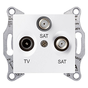 Розетка TV/SAT/SAT Schneider Electric Sedna SDN3502121