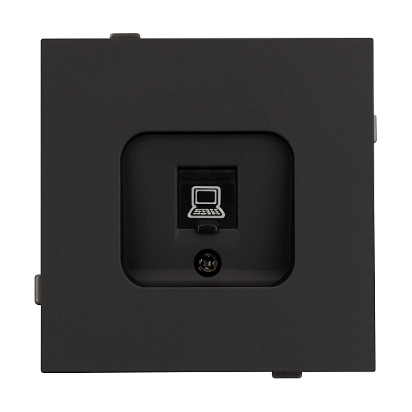 Механизм компьютерной розетки Arlight SCT-TENDO-MPC1-SFPL-BK (RJ-45, CAT6) 054591