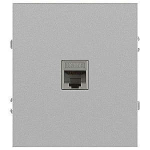 Розетка Эра Arktik 16-3107-03 информационная RJ45 алюминий Б0070476