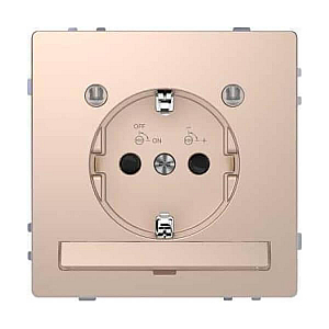 Розетка Schneider Electric Merten D-Life 16A с/з и LED модулем MTN2304-6051