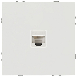 Розетка ЭРА Galaxy 15-3107-01 информационная RJ45 IP20 белый Б0070735
