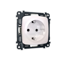 Комплект механизма розетки с/з со шторками Ambrella Volt Omega MO207010