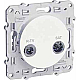 Розетка R-TV/SAT Schneider Electric Odace S52R454