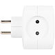Разветвитель электрический ЭРА SP-4-3USBAC-W на 4 розетки + 3 USB A+C со шторками 10А белый Б0069083