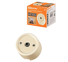 Розетка TV проходная сл. кость Болонь TDM Electric SQ1820-0354