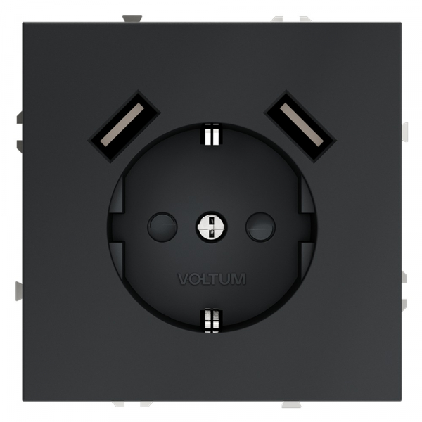 Розетка с USB, А+А Voltum S70 VLS040407 Розетка с USB, А+А Voltum S70 VLS040407