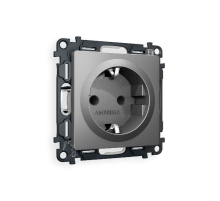 Комплект механизма розетки с/з со шторками Ambrella Volt Alfa MA657010