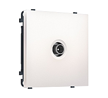 Комплект механизма TV розетки проходной SIGMA Жемчуг 5-1000 MHz 4dB QUANT PRO Ambrella Volt MS213030 (SP2130, PR211)