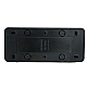 Розетка тройная 2P Stekker София черный матовый MST10-13-05 49500