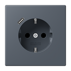 Розетка 2K+З USB Typ C Jung LC1520-18C262