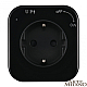 Трековая розетка Arte Milano Am-track-sockets 380022TS/ES Black