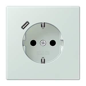 Розетка 2K+З USB Typ C Jung LC1520-18C215