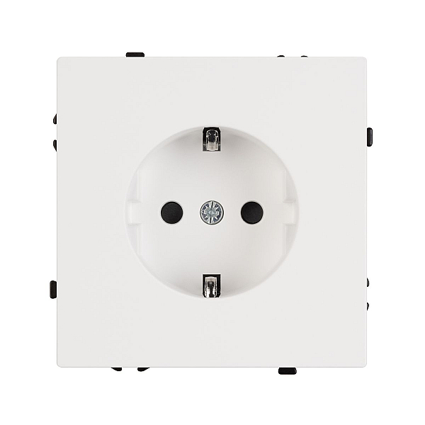 Розетка зк со шторками софт-тач белый кварц Arlight SCT-MEU-SFPL-WH (250V, 16A) 054276(1)