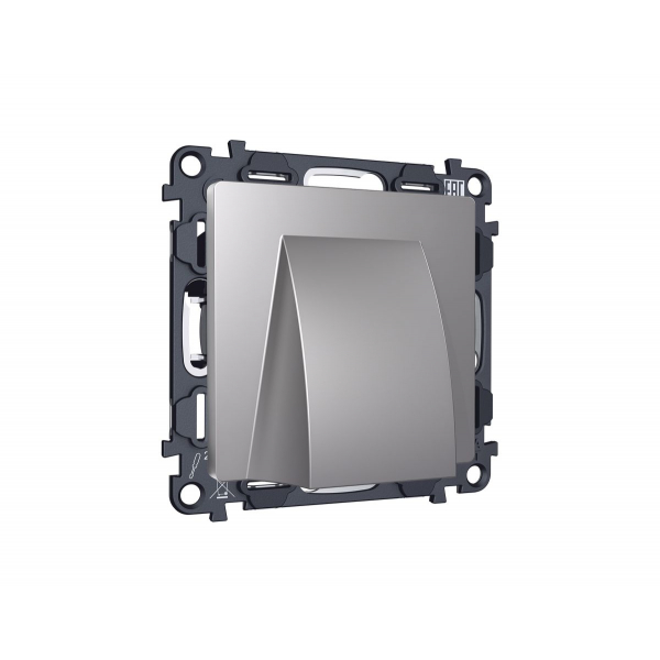 Комплект вывода кабеля с фиксатором Alfa Сталь матовый Quant Ambrella Volt MA515810 (AP5158, VM238)