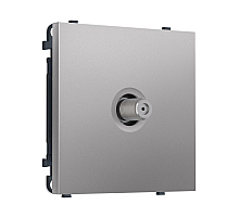 Комплект механизма TV розетки SAT SIGMA Сталь матовый 5-2400MHz 3.5dB QUANT PRO Ambrella Volt MS513050 (SP5130, PR215)