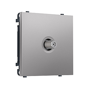Комплект механизма TV розетки SAT SIGMA Сталь матовый 5-2400MHz 3.5dB QUANT PRO Ambrella Volt MS513050 (SP5130, PR215)